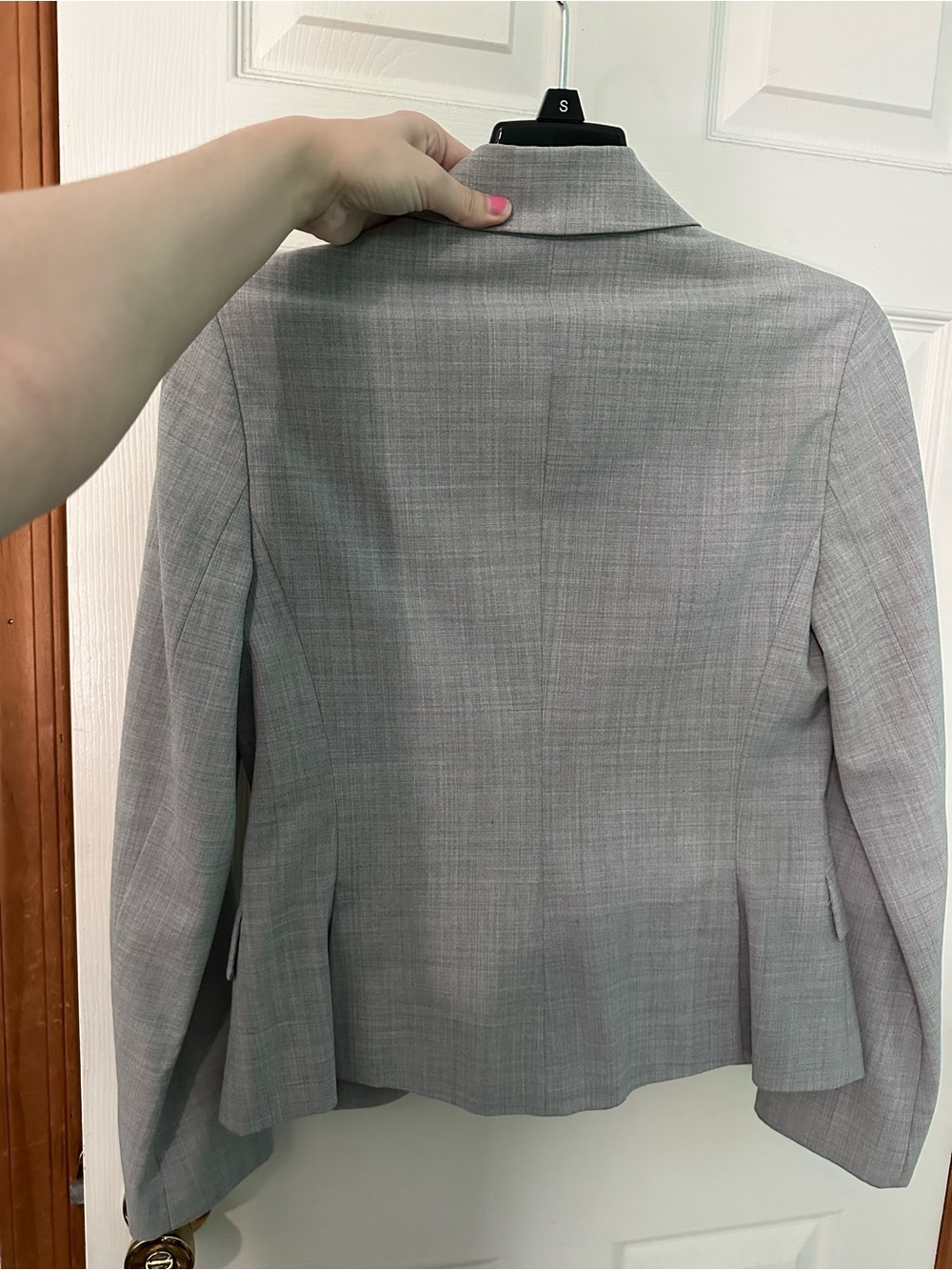 Express Design Studio Gray Blazer Jacket - Picture 6 of 6